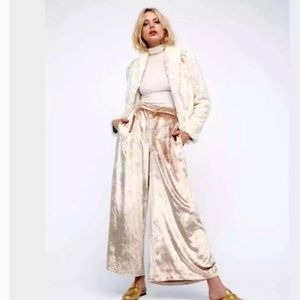 Free People Liquid Gold Wide Leg Pants